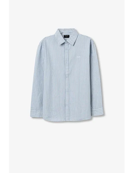 Camisa Manga Larga Harry Azul | TIFFOSI