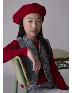 Chaleco denim acolchado - Gris | MAYORAL