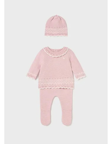 Conj. polaina y gorro tricot - Cuarzo   | MAYORAL
