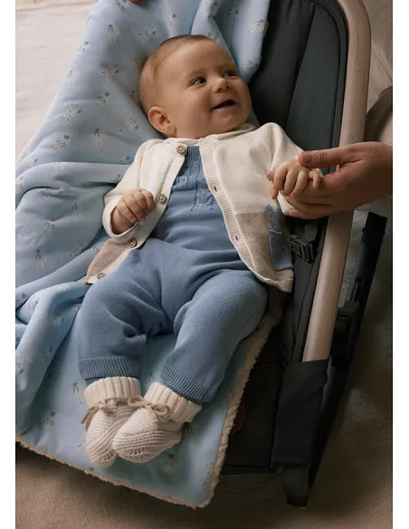 Conj. peto tricot - Nube    | MAYORAL