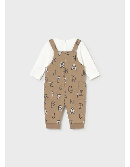 Pelele peto jacquard - Cacahuete  | MAYORAL