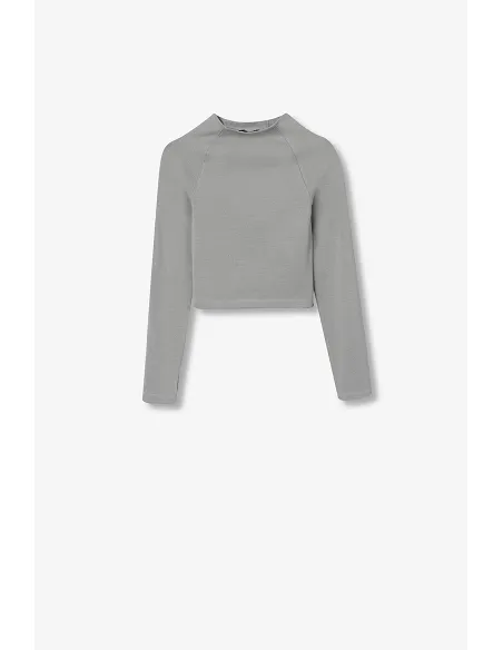 Camiseta Manga Larga Fiji_1 Gris oscuro | TIFFOSI