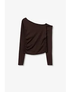 Camiseta Manga Larga Belgrado Marron | TIFFOSI