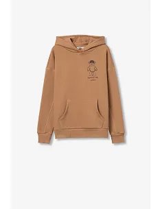 Sudadera Con Capucha Coentrao Marron | TIFFOSI