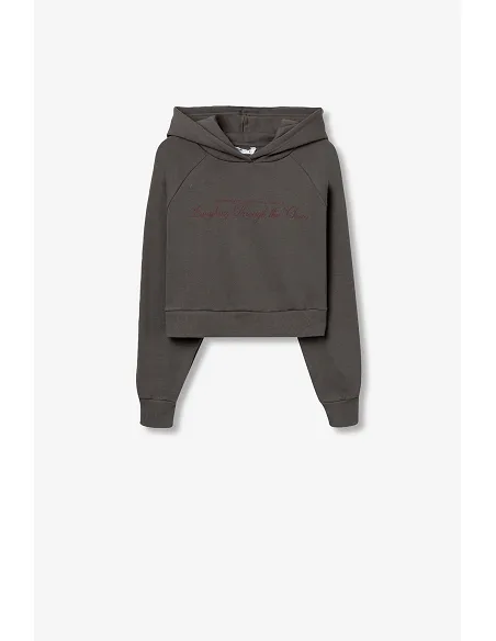 Sudadera Con Capucha Figo Gris | TIFFOSI