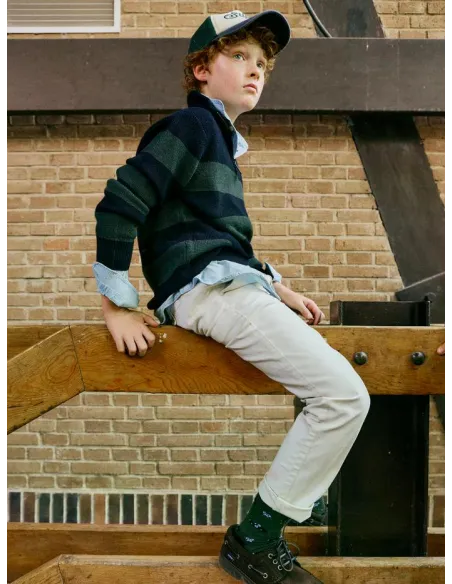 Pantalon sport kids chino style piedra | SILBON