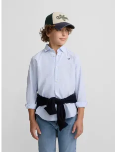 Camisa sport kids oxford raya celeste | SILBON