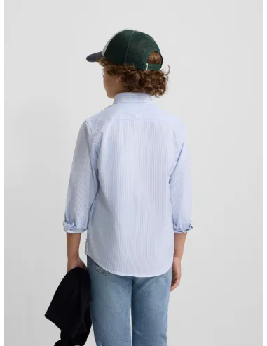 Camisa sport kids oxford raya celeste | SILBON