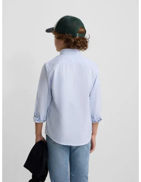 Camisa sport kids oxford raya celeste | SILBON