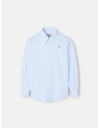 Camisa sport kids oxford raya celeste | SILBON
