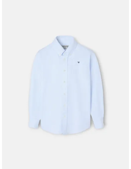 Camisa sport kids oxford raya celeste | SILBON