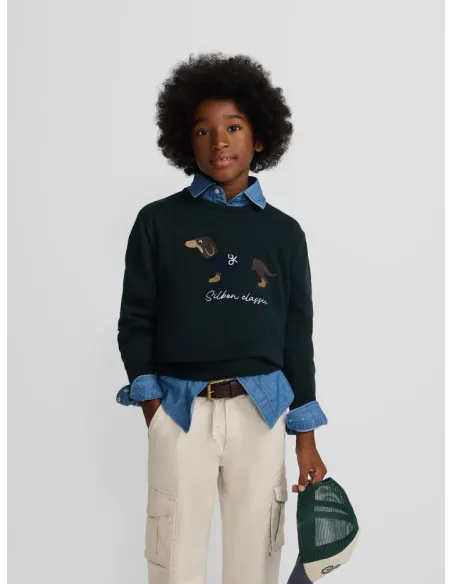 Jersey kids dog verde | SILBON