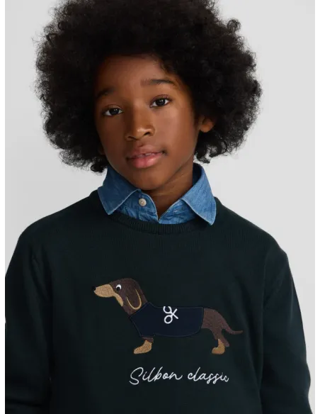 Jersey kids dog verde | SILBON