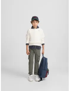 Sudadera kids believe crema | SILBON