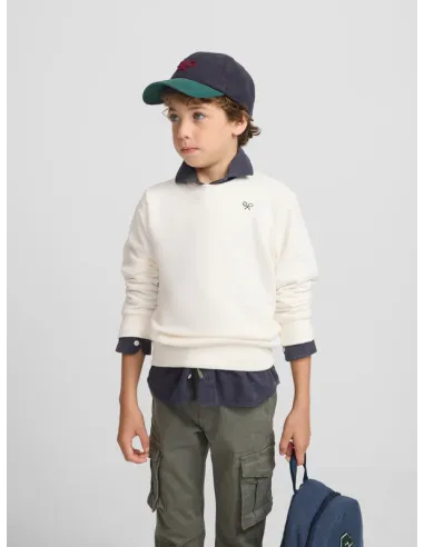 Sudadera kids believe crema | SILBON