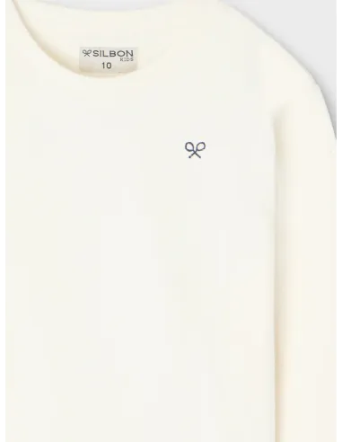 Sudadera kids believe crema | SILBON