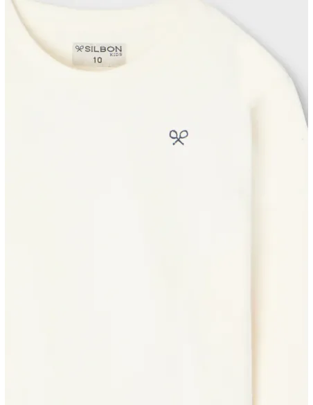 Sudadera kids believe crema | SILBON