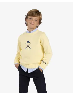 JERSEY VERMONT KIDS OCHRE YELLOW