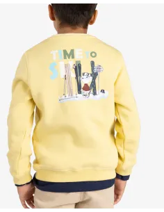 SUDADERA SNOWDRIFT KIDS OCHRE YELLOW