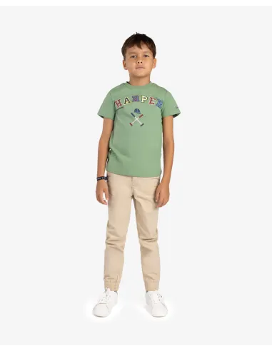 CAMISETA RETRO KIDS MIDOW GREEN