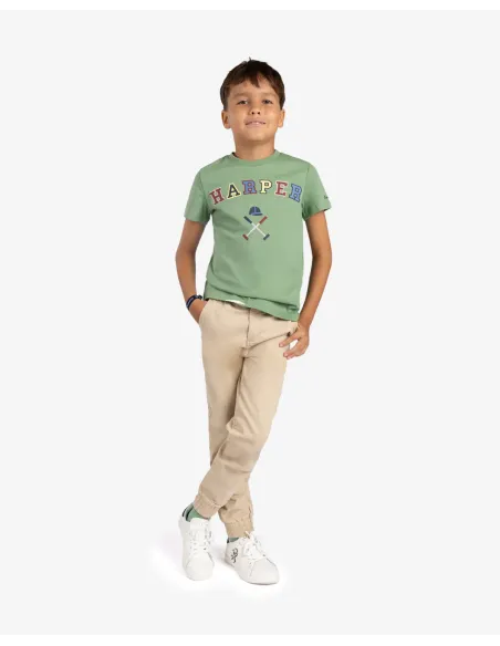 CAMISETA RETRO KIDS MIDOW GREEN