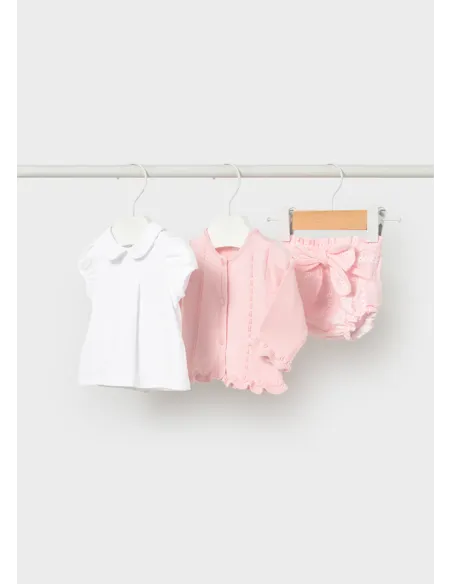 Conj. 3 piezas tricot - Cuarzo