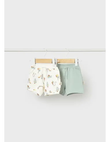 Set 2 pantalones cortos - Menta