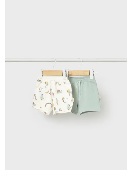 Set 2 pantalones cortos - Menta
