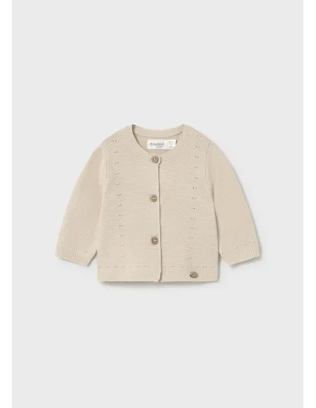 Rebeca larga tricot - Trigo