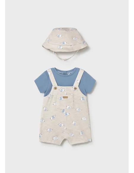 Pelele peto y gorro - Topo-marea