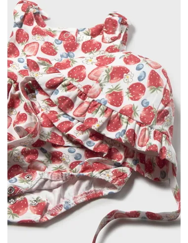 Pelele con gorro - Rojo