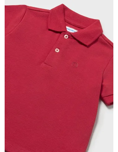 Polo m/c granito basico - Tomate    