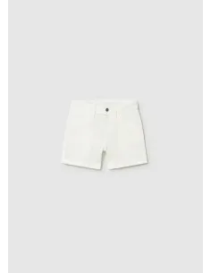 Bermuda sarga 5b basica - Blanco    