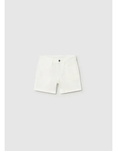 Bermuda sarga 5b basica - Blanco    