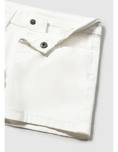 Bermuda sarga 5b basica - Blanco    