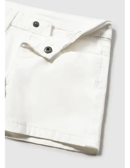 Bermuda sarga 5b basica - Blanco    