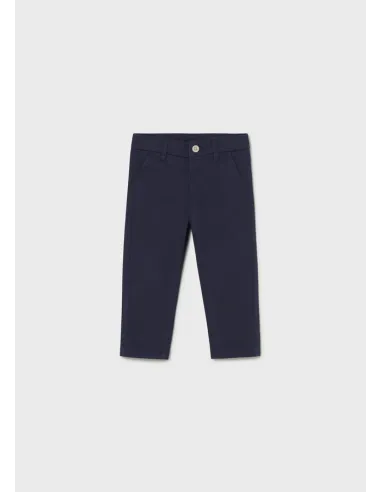 Pantalon chino sarga basico - Marino    