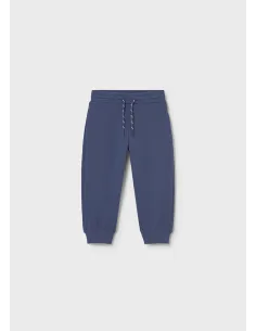 Pantalon felpa basico puños - Oceano    