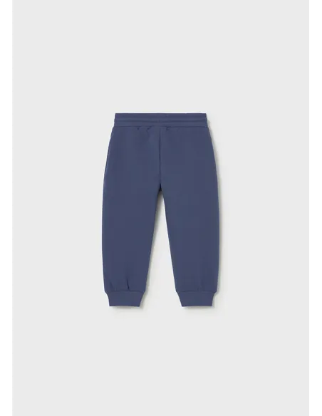 Pantalon felpa basico puños - Oceano    