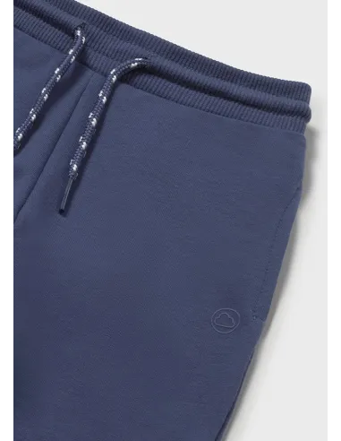 Pantalon felpa basico puños - Oceano    