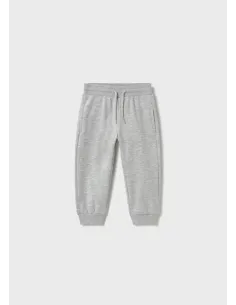 Pantalon felpa basico puños - Gris vig  