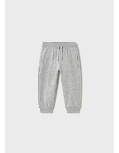 Pantalon felpa basico puños - Gris vig  