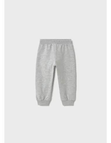 Pantalon felpa basico puños - Gris vig  