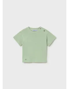 Camiseta m/c punto estructura - Matcha    