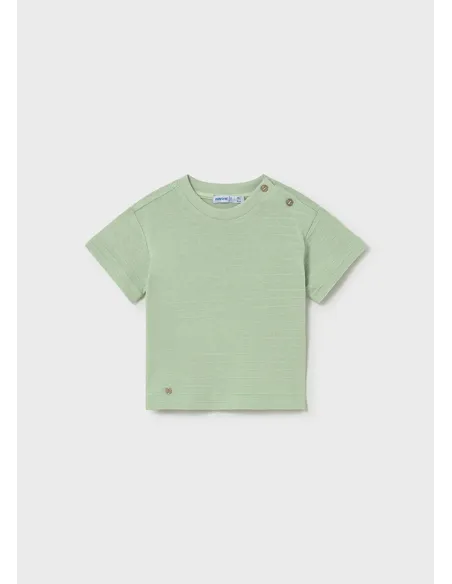 Camiseta m/c punto estructura - Matcha    