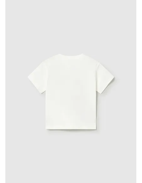 Camiseta m/c vehiculo - Nata      