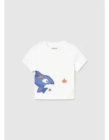 Camiseta m/c posicionada - Blanco    