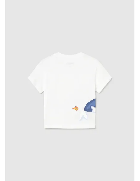 Camiseta m/c posicionada - Blanco    