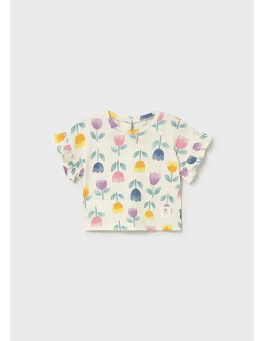 Camiseta m/c estampada - Lilac     