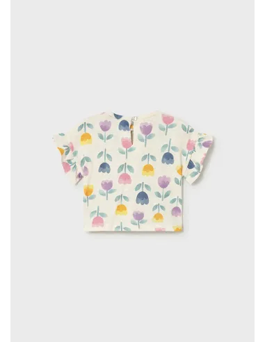 Camiseta m/c estampada - Lilac     